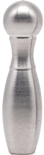 Anosta Edelstahl Kegel - Kegelpins fürs Kegeln und Bowling (25 mm)