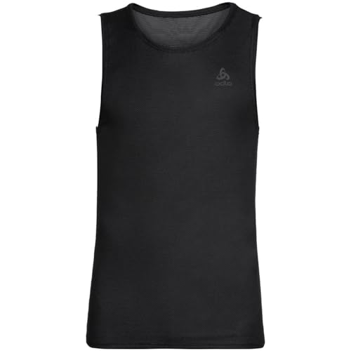 Odlo Unterhemd Herren Kurzarm Active F-Dry Light I Funktionsshirt I Funktionsunterwäsche Singlet Sportunterhemd I Herren