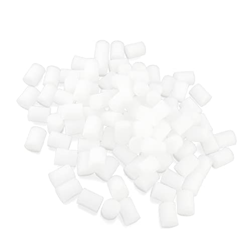 Akozon 100 Stück Hydrokultur-Schwämme für den Gemüseanbau – Erdfreier Hydrokultur-Schwamm 19 Mm X 25 Mm für den Innengarten