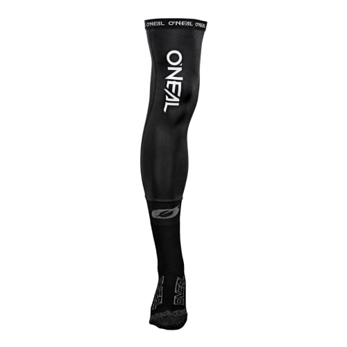 O'NEAL | Motocross-Socken | Motocross Enduro | Strickgewebe für Komfort, Mesh-Rückseite für mehr Belüftung, Silikonstreifen zum Fixieren | Pro XL Knee Brace Sock | Erwachsene | Schwarz | One Size
