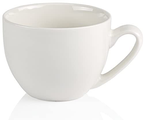 Faszination Wohnen Jumbotasse große Tasse aus Porzellan Ivory 600 ml bunt XXL Jumbobecher Kaffeebecher Kaffeetasse Suppentasse