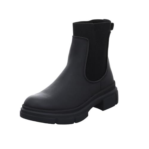 Alyssa W21-014-11-BK Damen Schlupf/Reißverschlussstiefelette Warmfutter, Größe 37