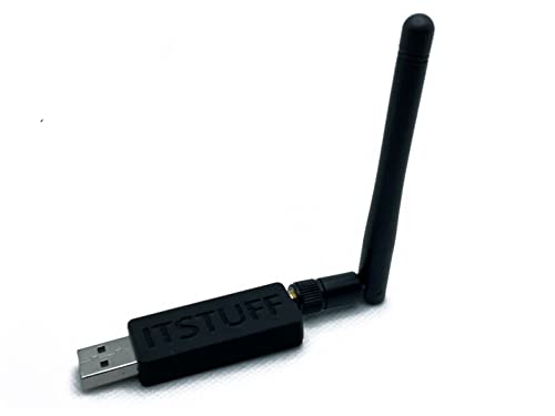 CC2531 Zigbee USB-Stick + Firmware für openHAB ioBroker FHEM zigbee2mqtt mit SMA-Antenne Gehäuse schwarz