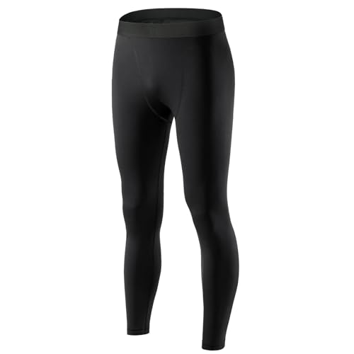 AUYAO Kompressionshose Herren Lange Sportleggings Laufhose Sport Leggings Männer Kompressions-Leggings Lange Tight Hose Unterhose Sporthose Strumpfhos Enganliegende Funktionshose für Fitness Joggen XL