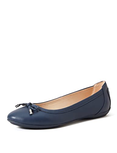 Geox Damen D Charlene Ballet Flat, Navy, 35 EU