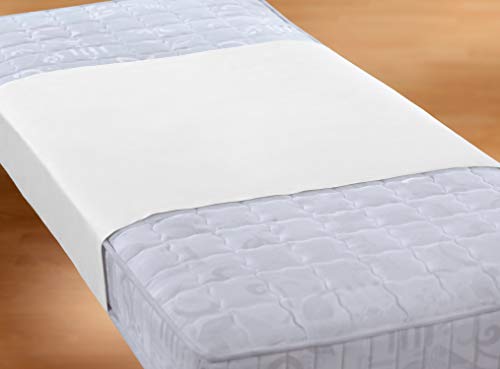 biberna Sleep & Protect 0809840 Stecklaken Molton mit Silver Protect Ausrüstung (blut-, urin- und wasserundurchlässig), antibakteriell) 1x 90x160 cm weiß