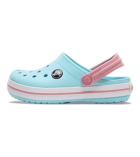 Crocs Unisex Kinder Crocband K Clog, Ice Blue White, 34/35 EU