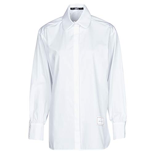 KARL LAGERFELD Classic Karl Poplin Shirt Hemden Damen Weiss - DE 38 (IT 44) - Hemden Shirt