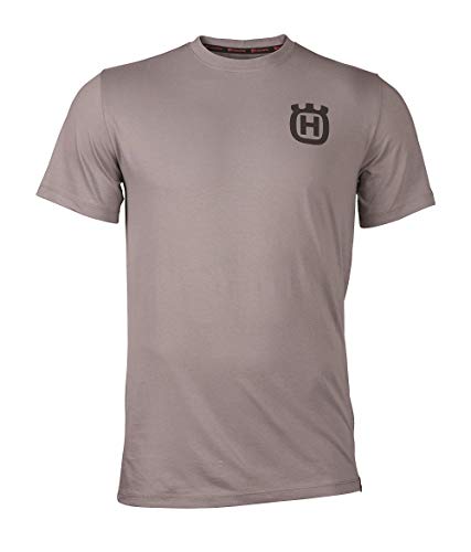 Husqvarna T-Shirt Argang Vintage, kurzärmelig, Unisex, Grau, Größe XL