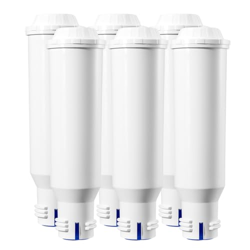 Molifal Wasserfilter Ersatz für Melitta Filterpatrone, Nivona Wasserfilterpatrone,Kompatibel mit Krups F088/EA829S, Nivona, AEG, Bosch, Siemens – Wasserfilterpatrone, 6 Stück