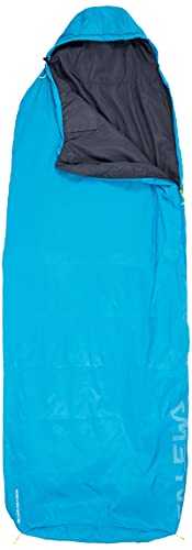 SALEWA Micro II 650 Quattro Schlafsack, Blue Danube, Right