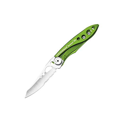 Leatherman Skeletool KBX – Hochwertiges Multifunktionsmesser mit 2 praktischen Werkzeugen – Kleines und kompaktes Tool für den alltäglichen Einsatz – Sublime Grün