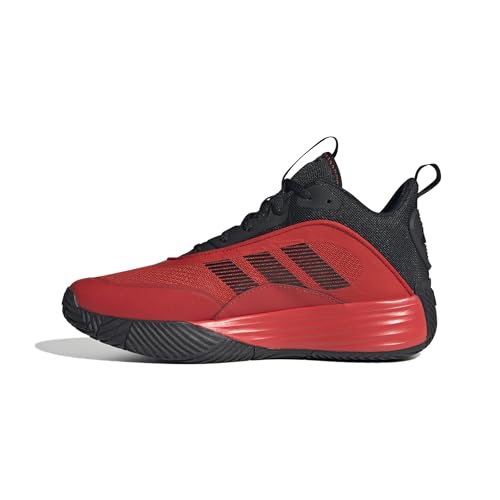 adidas Herren Own The Game 3 Shoes Basketball-Schuhe, Core Black/Red/Red