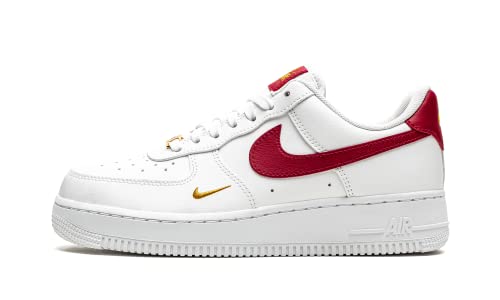Nike Damenschuhe WMNS Air Force 1 Low Essential, CZ0270, 104 Weiß/Sportrot, weiß / rot, 37.5 EU