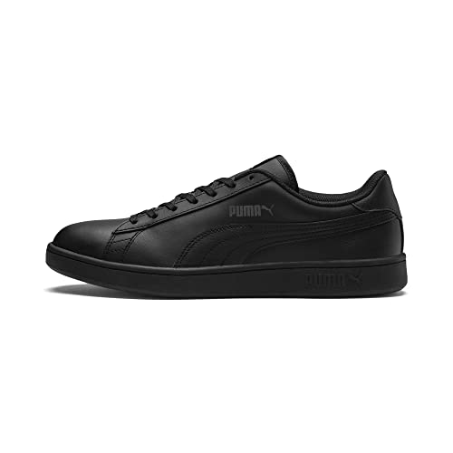 PUMA Unisex Smash V2 L Sneaker, Black Black, 44 EU