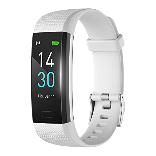 MicLee Damen Herren Smartwatch Fitness Armband Wasserdicht IP68 Farbbildschirm Fitness Uhr Fitness Tracker Aktivitätstracker Schrittzähler Sportuhr Anruf SMS Beachten für iOS Android Handy