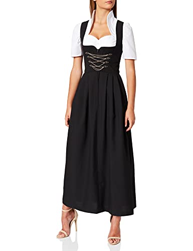 Stockerpoint Damen Amber Dirndl, Schwarz (Schwarz Schwarz), 46