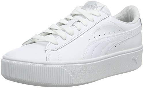 PUMA Damen Vikky Stacked L Sneakers, White White, 42 EU
