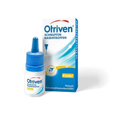 Otriven gegen Schnupfen 0,05% Nasentropfen für Kinder Nasentropfen Die Pipetten-Applikation ist besonders angenehm für kleine Kindernasen.Spar-Set 2x10ml.