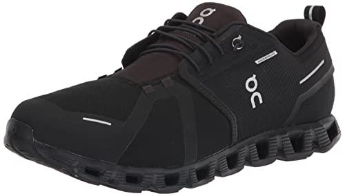 ON Cloud 5 Herren-Laufschuhe, wasserdicht, Schwarz, 43 EU