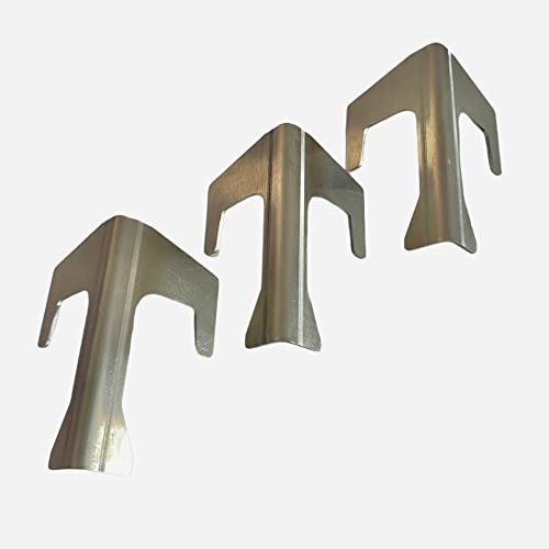 Universal Abstandshalter 3 er Set aus Edelstahl: Feuerplatten Abstandshalter Set, Grillzubehör Abstandshalter für Grillplatten aus Edelstahl, Feuertonne Feuerplatte Kugelgrill Universal