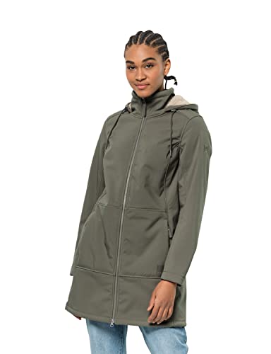 Jack Wolfskin Damen Windy Valley W Coat, dusty olive, XL EU