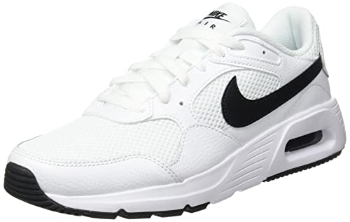 Nike Air Max SC, Herrenschuhe Mann, Weiß/Schwarz-Weiß, 43 EU