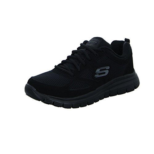 Skechers Burns- Agoura Herren Turnschuhe, Black, 46 EU