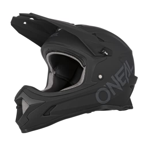 O'NEAL | Mountainbike-Helm | MTB Downhill | Nach Sicherheitsnorm EN1078, Ventilationsöffnungen für Luftstrom & Kühlung, ABS Außenschale | SONUS Helmet SOLID | Erwachsene | Schwarz | Größe M