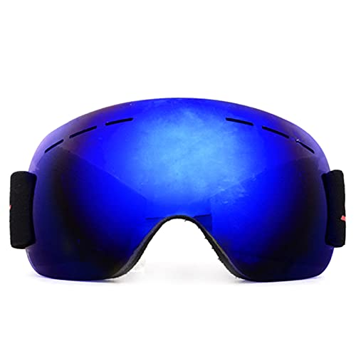 SANWOOD Universal Goggle Schutzbrille für Outdoor-Sportarten,Winter Outdoor Windproof Ski Snowboard Goggles Anti-Fog UV Schutz Brille - Blau