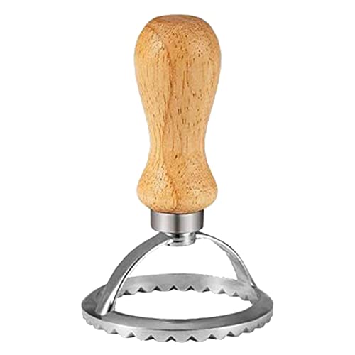 YTGER Nudelmaschine - Nudelform mit Holzgriff,Küchenaufsatz für die Zubereitung von Nudeln, Knödel, Ravioli, Lasagne, Pierogi und mehr, leicht zu reinigen