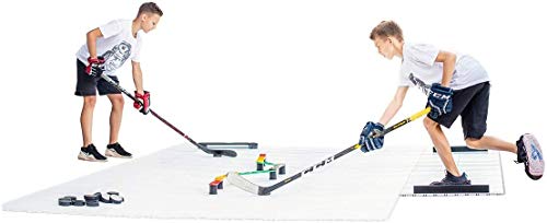 Hockey Revolution Tiles 18 - Trocken Trainingsbodenbelag - Hockeyfliesen - strapazierfähiger, glatter, ineinandergreifender Bodenbelag aus Trockenland, leicht und verstellbar, für drinnen und draußen
