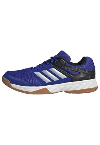 adidas Herren Speedcourt Mens Indoor Shoes Schuhe, Lucid Blue/Silver Metallic/Gum