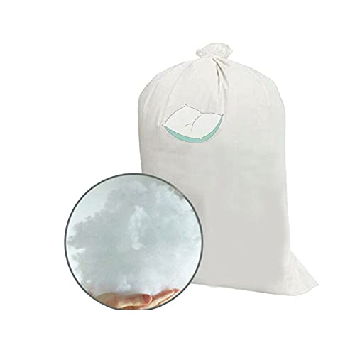 SuperKissen24. Silikon Polyester Watte - hochflauschig Kissenfüllung - Stopfwatte - Füllmaterial für Kissen - Bastelwatte - Füllwatte - 2 KG