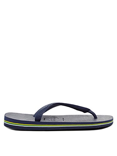Havaianas Unisex Brasil Logo Zehentrenner, Navy Blue, 37/38 EU
