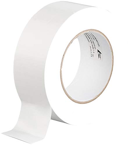 AGT Gewebeband: Reißfestes Gewebe-Klebeband, 4,8 cm breit, 0,17 mm dick, weiß, 50 m (Textilband)