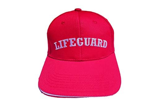 Sweammer Rettungsschwimmer-Kappe, rot, Lifeguard-Markierung, rot, One size