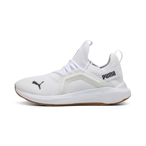 PUMA Unisex SOFTRIDE ENZO 5 Straßen-Laufschuh, White Black, 44 EU