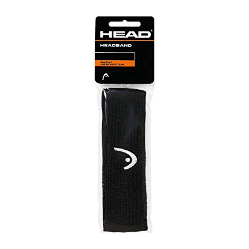 HEAD Unisex-Erwachsene Stirnband, schwarz, Einheitsgröße