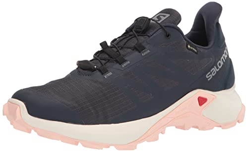 Salomon Damen Supercross 3 GTX Laufschuh, India Ink/Vanilla Ice/Peachy K, 36 EU