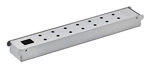 RÖSLE Räucherbox VIDERO Edelstahl, Hochwertige Smokerbox für Raucharoma im Gasgrill, Edelstahl 18/10