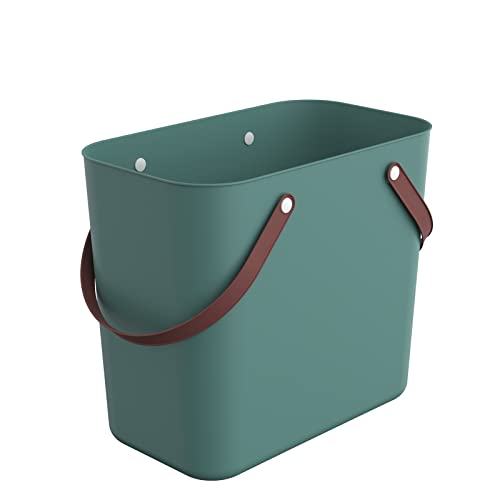 Rotho Albula Einkaufskorb, Kunststoff (PP recycelt), grün, 25l, (40 x 23,5 x 34 cm)