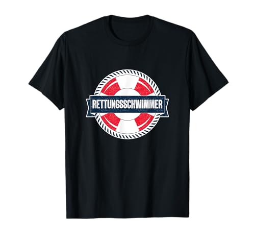 Rettungsschwimmer Rettungsring Bademeister Freibad Geschenk T-Shirt