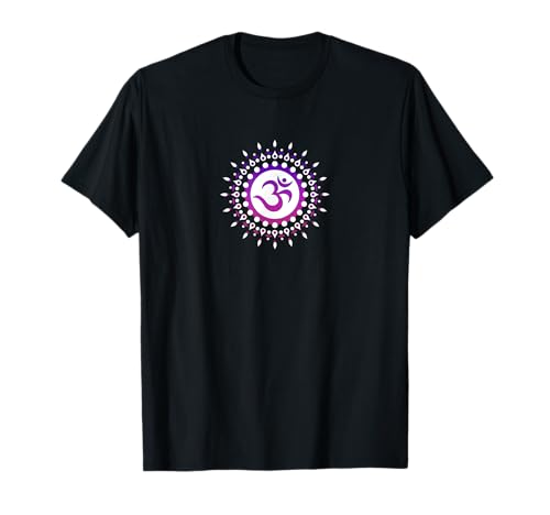 Om Mantra Sonne Yoga Symbol Mandala T-Shirt