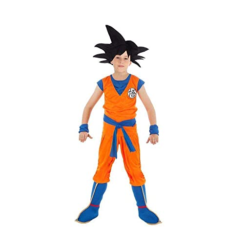 Generique - Son Goku-Dragonball Z-Lizenzkostüm für Kinder orange-blau - 116 (5-6 Jahre)