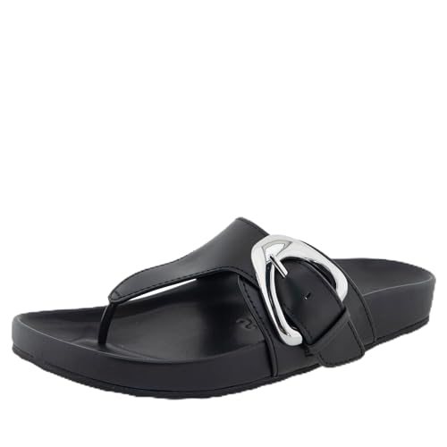 Aerosoles Damen Lloyd Flipflop, Schwarz Leder, 38 EU