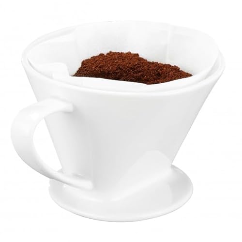 Kaffeefilter Gr. 4 Kaffeebereiter Keramik weiß