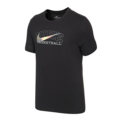 Nike Men's M NK DF Tee Swoosh Sweatshirt, Black, XL