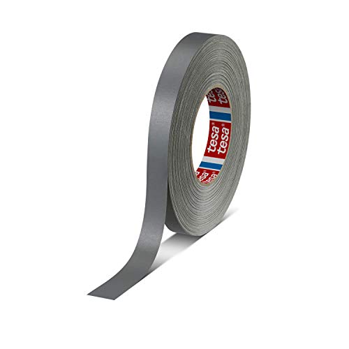 tesa band 4651 Premium leistungsstarkes Gewebeband versch. Breiten und Farben (19 mm x 50 m, grau)
