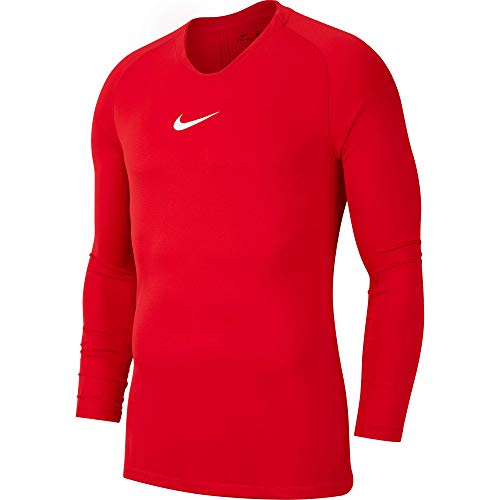 Nike Jungen Park First Layer Top Kids Thermal Long Sleeve, Rot, M
